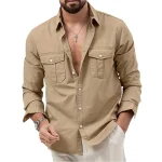 aFetch Western Multi Pocket Work Shirt Front